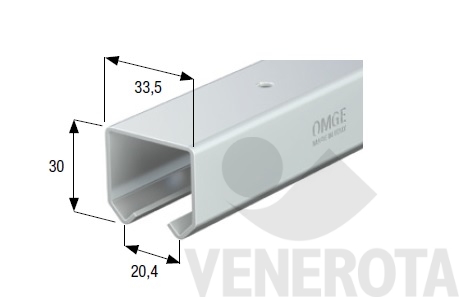 Immagine di Binario art. 20 portata 70 kg Omge