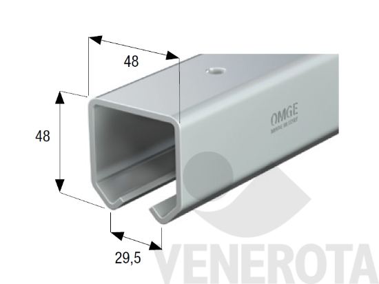 Immagine di Binario art. 50 portata 300 kg Omge