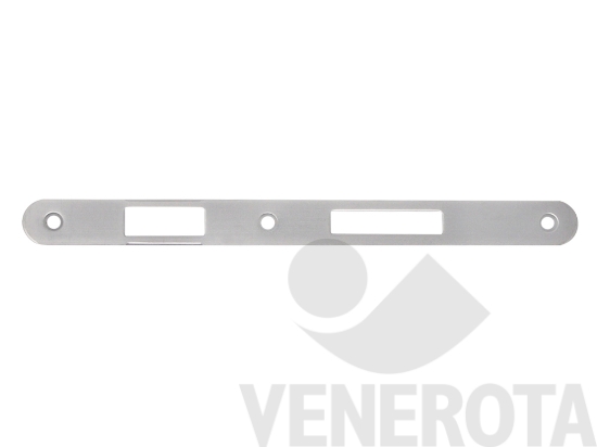 Immagine di Contropiastra per serratura patent Grande - bordo tondo - frontale 20 mm AGB