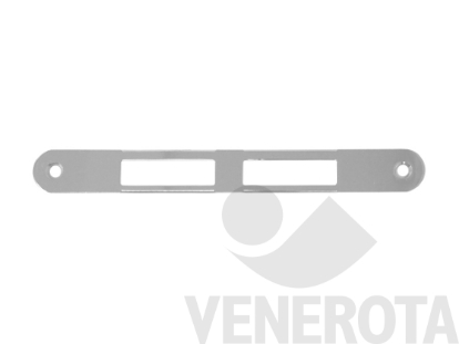 Immagine di Contropiastra per serratura patent Centro con catenaccio - bordo tondo - frontale 22 mm AGB