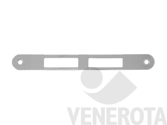 Immagine di Contropiastra per serratura patent Centro con catenaccio - bordo tondo - frontale 22 mm AGB