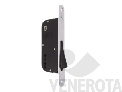 Immagine di Serratura patent B-One magnetica con chiave - bordo tondo - frontale 18 mm Bonaiti G991