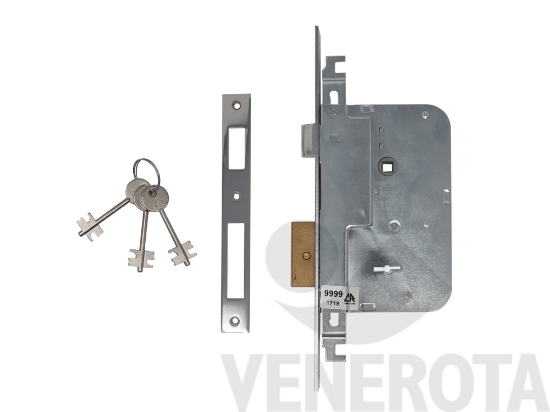 Immagine di Serratura infilare scrocco + catenaccio doppia mappa CR Serrature