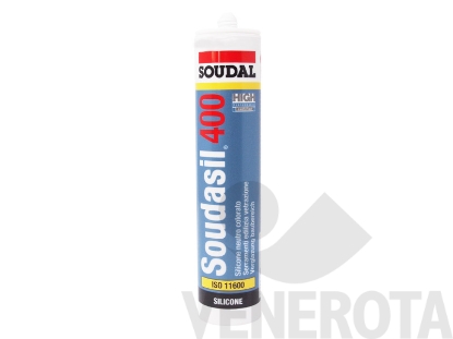 Immagine di Silicone neutro Soudasil 400 per serramenti CE - 310 ml Soudal