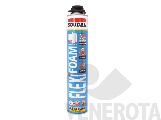 Immagine di Schiuma poliuretanica Flexifoam Gun - 750 ml Soudal