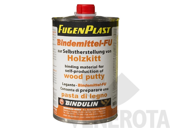 Immagine di Stucco liquido per legno Bindemittel-FU - 900 g Bindulin