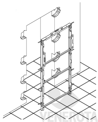 Immagine di Falsotelaio regolabile per porta blindata Alias