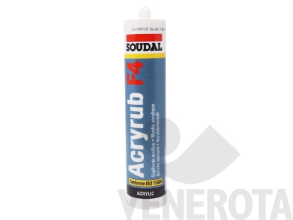 Immagine di Silicone acrilico Acryrub F4 - 300 ml Soudal