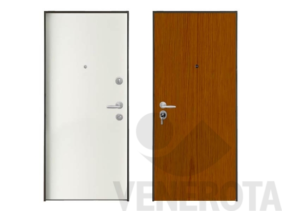 Immagine di Porta blindata mono cilindro telaio argento Steel C Isola Alias