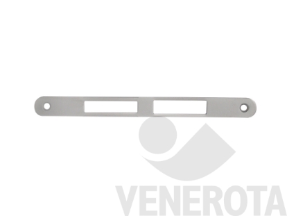 Immagine di Contropiastra per serratura patent a cilindro Centro - bordo tondo - frontale 18 mm AGB