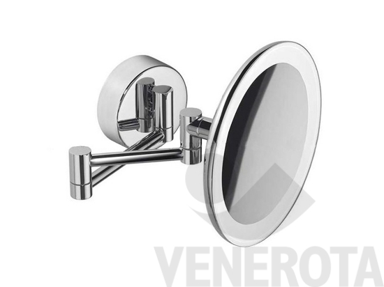 Immagine di Specchio ingranditore a muro con luce LED Contract Colombo Design
