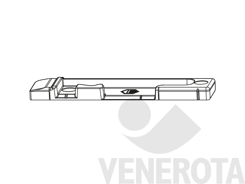 Immagine di Scontro ribalta PB 24 mm scostamento 13 mm destro argento Maico 359003