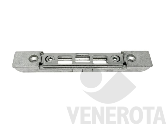 Immagine di Scontro catenaccio per A4 scostamento 9 mm 3 fori argento Maico 220089