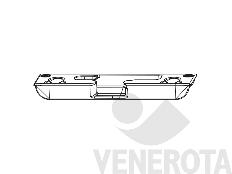 Immagine di Scontro doppio per fungo per A4 scost. 13 mm con vite inclinata sinistro argento Maico 357679