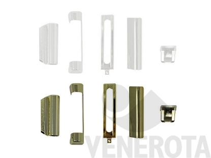 Immagine di Kit di copertura supporto cerniera e supporto forbice PVC Maico