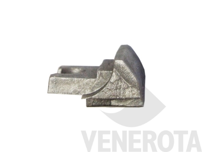Immagine di Terminale in plastica per scontro destro canalino Euro xmm S=mm argento Maico 44205