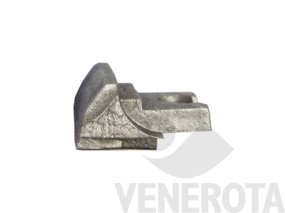 Immagine di Terminale in plastica per scontro sinistro canalino Euro xmm S=mm argento Maico 44206
