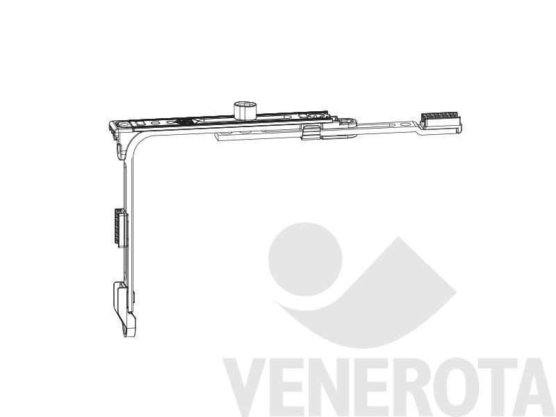 Immagine di Movimento angolare Multi Matic corto con 1 fungo LBB 220-319 argento Maico 222203