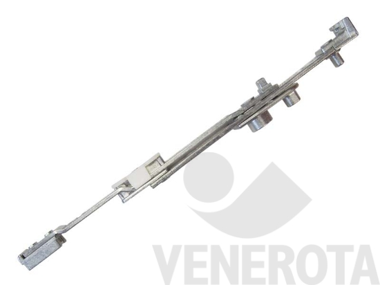 Immagine di Terminale inferiore per cremonese variabile MM con bilanciere per finestra inferiore HBB 470-1750 argento Maico 212689