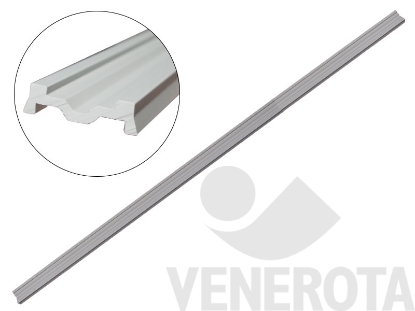 Immagine di Profilato su soglia HS vetroresina S=42 mm per battente fisso legno L=1.500mm argento Maico 454792