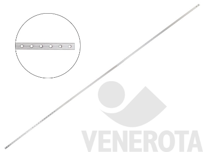 Immagine di Asta di collegamento 16,4x4 con fori per carrello HS L=2.204 LB 2.235-2.810 argento Maico 359642