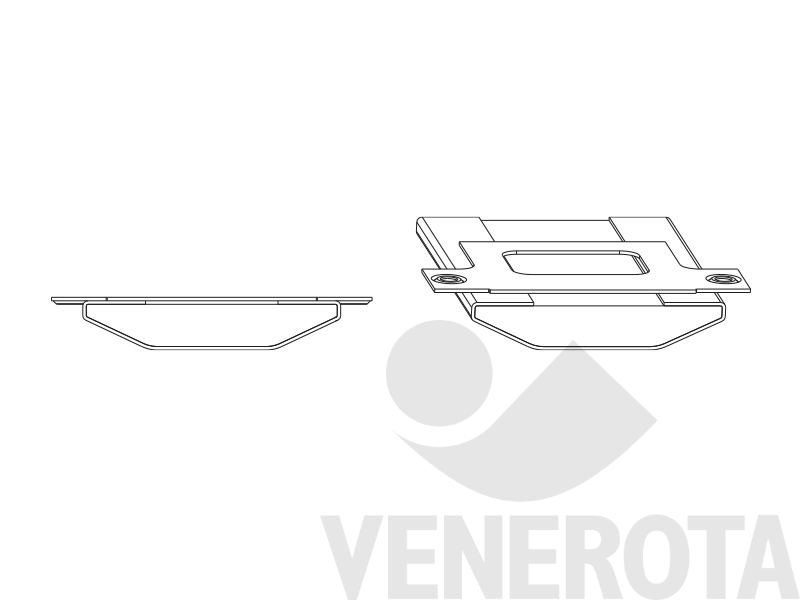 Immagine di Tampone HS superiore per binario superiore universale basso 68/98 mm PB= L=mm Maico 454865