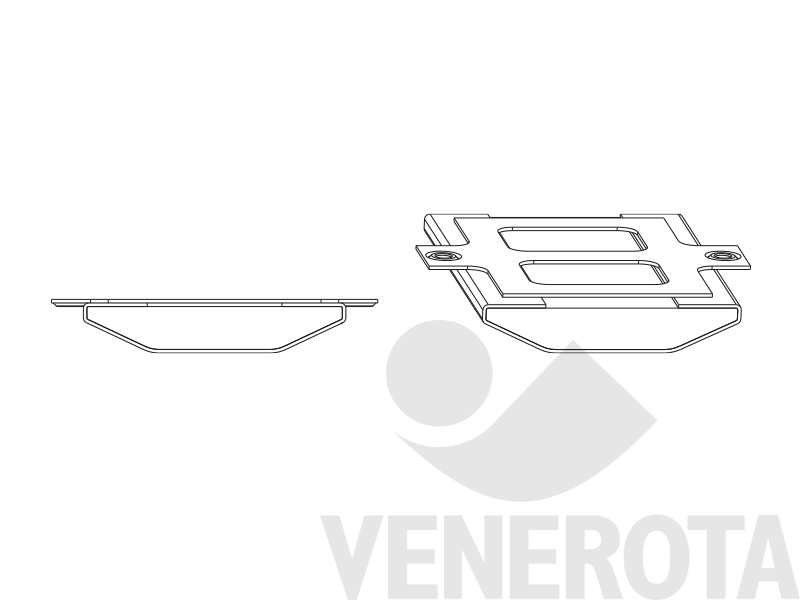 Immagine di Tampone HS superiore per binario superiore universale basso 68/98 mm PB= L=mm Maico 454871