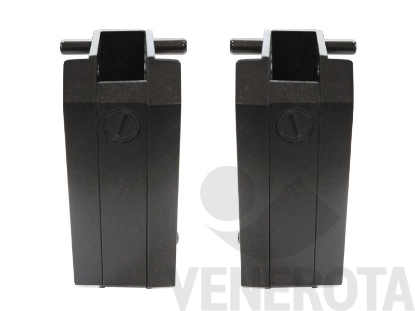 Immagine di Cerniera bilico orizzontale 175kg 35mm con spessori (42686) 4 mm testa di moro Maico I12479