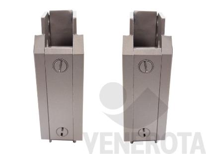 Immagine di Cerniera bilico orizzontale 300 kg 40 mm argento Maico U42660