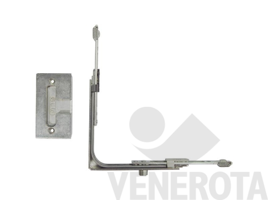 Immagine di Confezione base finestre a bilico MM 40 mm meccanismi su 4 lati HBB 800-2.200 argento Maico 462430