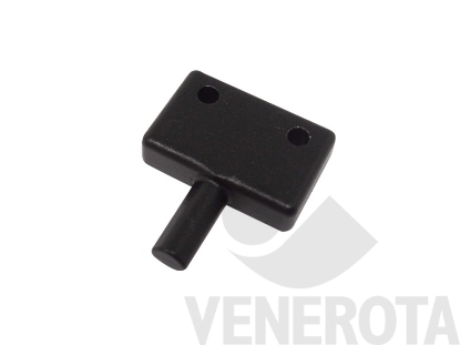 Immagine di Piastra di chiusura per montaggio a filo nero opaco Maico 94159