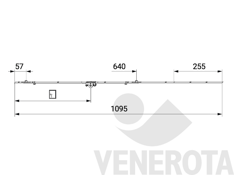 Immagine di Asta rulli fix Multi Matic argento Maico