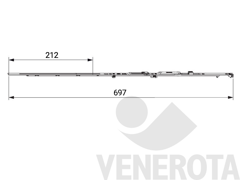 Immagine di Frontale forbice Multi Matic A-R/R-A Multi Power argento Maico