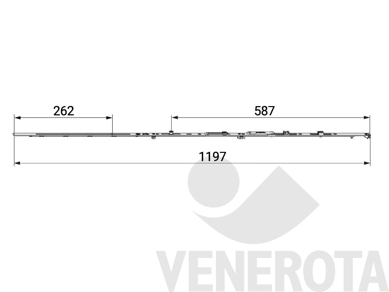 Immagine di Frontale forbice Multi Matic A-R/R-A Multi Power argento Maico