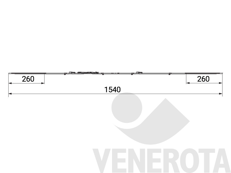 Immagine di Asta a leva Multi Matic per cava ferramenta variabile 1750 per due nottolini 1.251-1.750 Maico 209670