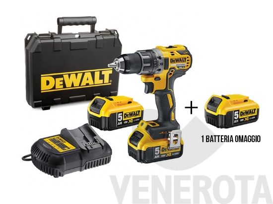 Immagine di Trapano avvitatore XR 18V DeWalt DCD791P3-IT