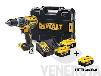 Immagine di Trapano avvitatore con percussione XR 18V DeWalt DCD796P3-IT