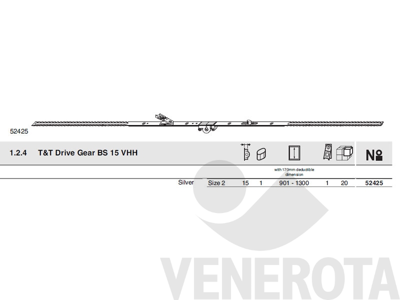 Immagine di Cremonese Trend Var antaribalta da 901 a 1300 mm Maico 52425