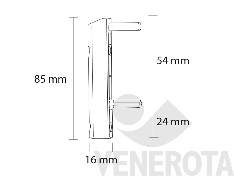 Immagine di Cerniera angolare K 6/130 Roto 263858