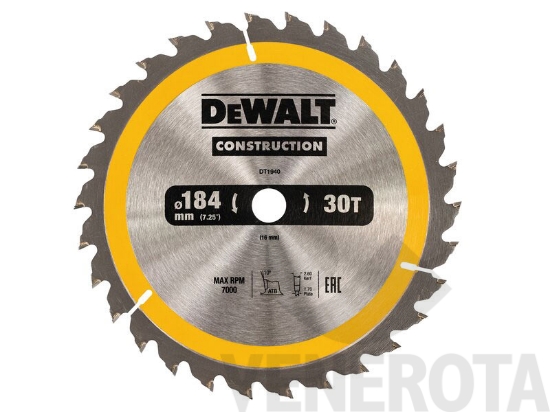 Immagine di Lama per seghe circolari portatili DeWalt DT1940-QZ