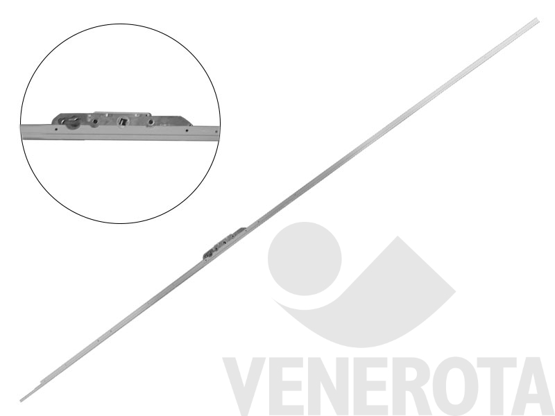 Immagine di Serrature HS alzante scorrevole entrata 27,5 mm argento Maico