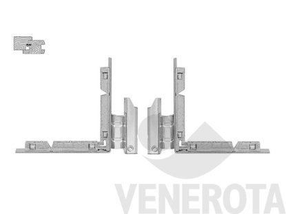 Immagine di Squadra angolare Artech con spessore compensatore cava ferramenta AGB