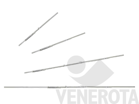 Immagine di Catenaccio passante per serramenti a due ante per cava ferramenta AGB
