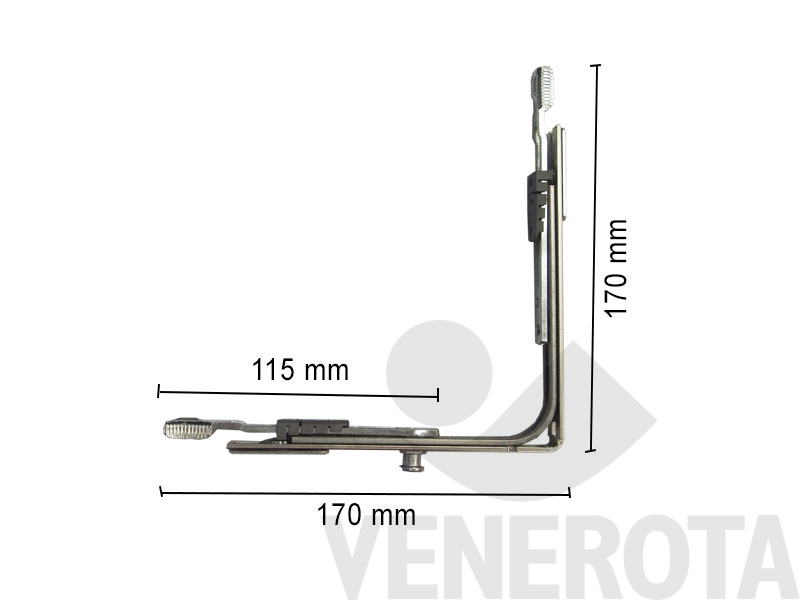 Immagine di Angolo AF VSO 140x140 1RS Siegenia Aubi TEUL4010-100010