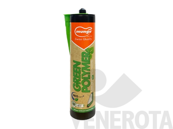 Immagine di Silicone neutro Green polymer per serramenti CE - 300 ml Mungo