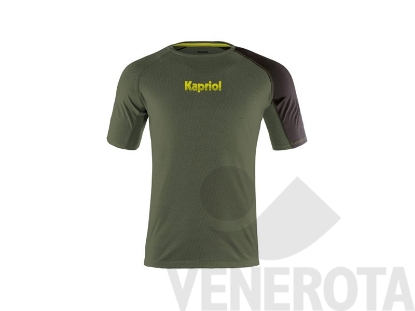 Immagine di T-shirt traspirante Quick Dry verde/nero Kapriol