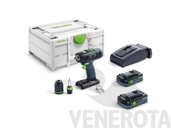 Immagine di Trapano avvitatore a batteria T 18+3 HPC 4,0 I-Plus Festool 576446