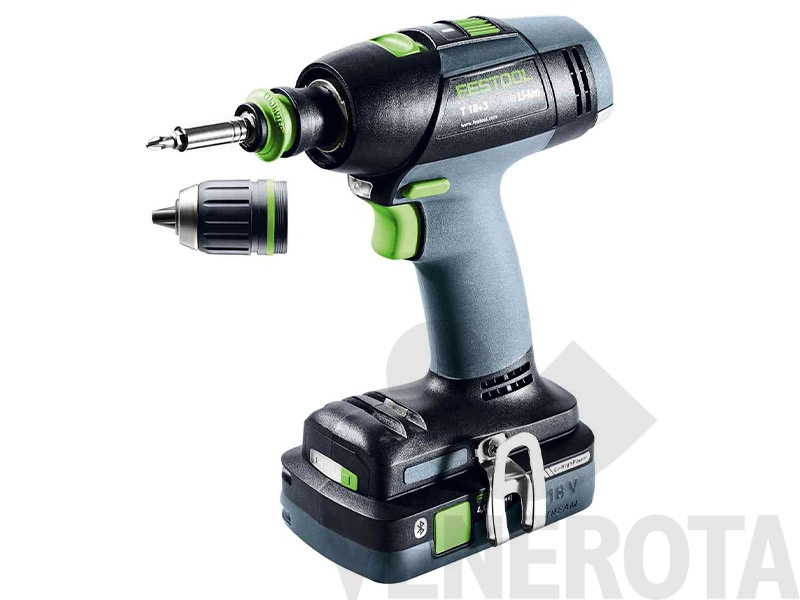 Immagine di Trapano avvitatore a batteria T 18+3 HPC 4,0 I-Plus Festool 576446