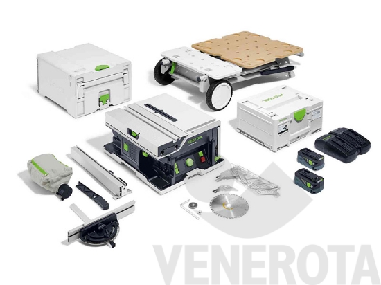 Immagine di Sega circolare da banco a batteria CSC SYS 50 EBI-Set Festool 577379