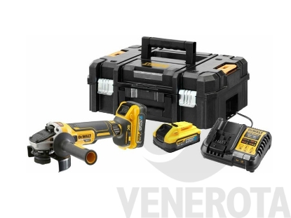 Immagine di Smerigliatrice angolare XR 18V Powerstack 125 mm DeWALT DCG409H2T-QW